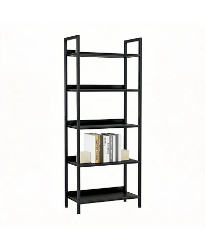 Yigii Multifunctional Bookshelf - Modern Design, Waterproof Panels, Easy Assembly