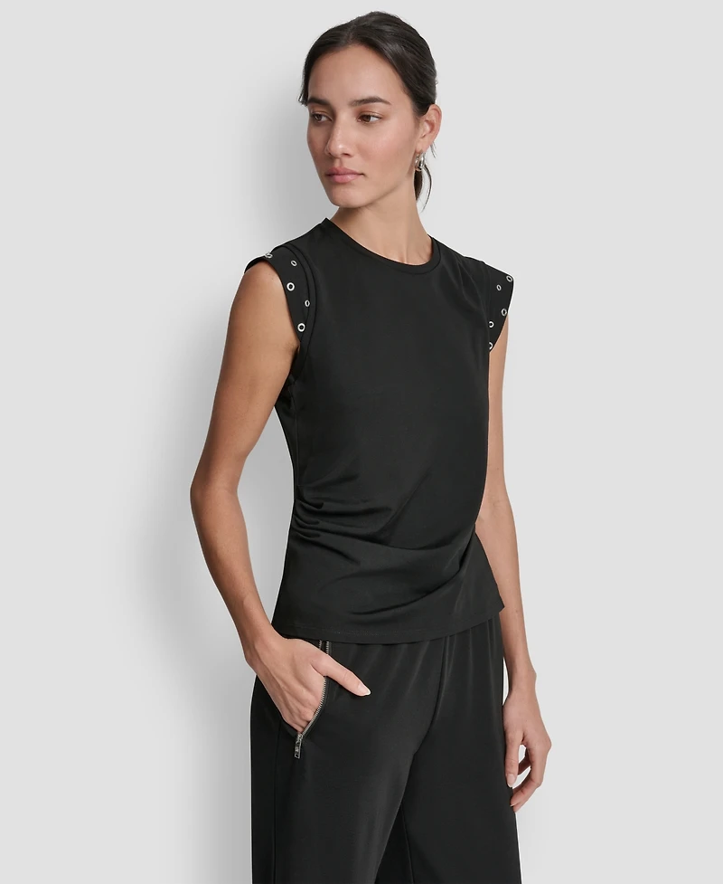 Dkny Women's Stud-Detail Sleeveless Top