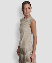 Dkny Women's Stud-Detail Sleeveless Top