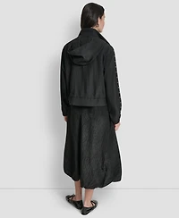 Dkny Women's Studded Hooded Anorak Jacket