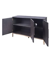 Hopper Studio 34" Wood Sophia 3-Door Accent Cabinet