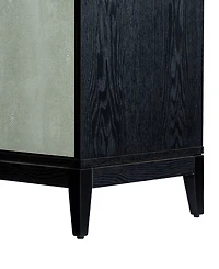 Sango 29.33" Wood Shagreen 2-Door Cabinet