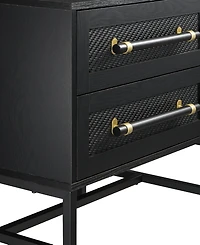 Hopper Studio 25.12" Wood Sophia 2-Drawer Nightstand