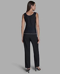 Bcbg Women's Scoop Neck Sleeveless Knit Tank Top