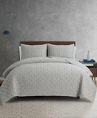 Perry Ellis Henley Jacquard Quilt Sets