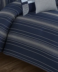 Perry Ellis Harper Striped 3-Pc. Comforter Set