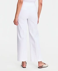 Jm Collection Women's Mid-Rise Pull-On Wide-Leg Pants, Macy's Exclusive