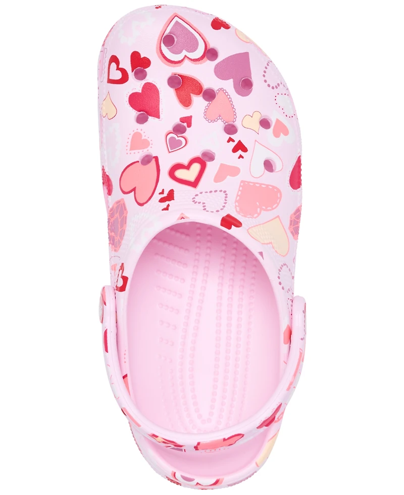 Crocs Women's Classic Valentine's Day Clog Sandals from Finish Line