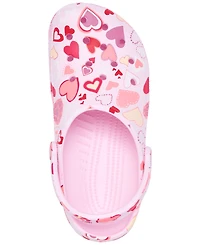 Crocs Women's Classic Valentine's Day Clog Sandals from Finish Line