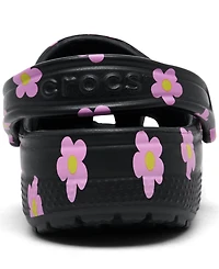 Crocs Little Girls Flowers Classic Clogs from Finish Line