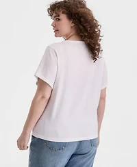 On 34th Trendy Plus Everyday Pocket T-Shirt, Macy's Exclusive