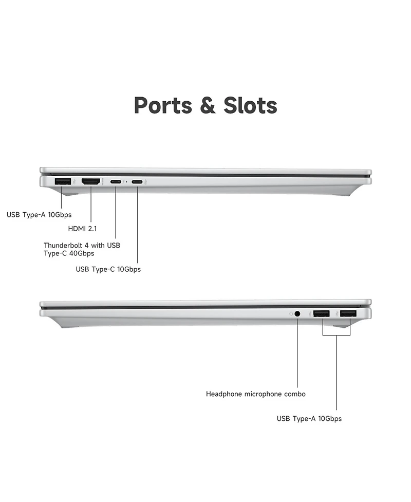 Hp OmniBook 7 17.3" Premium Traditional Laptop Intel Core Ultra 7 256V 16GB Ram Intel Arc 140V 512GB Ssd Storage Windows 11 Home Fhd 60Hz