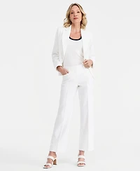 Tahari Asl Women's Stretch Single-Button Blazer