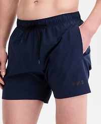Boss by Hugo Men's Bay 5" Stretch Swim Trunks