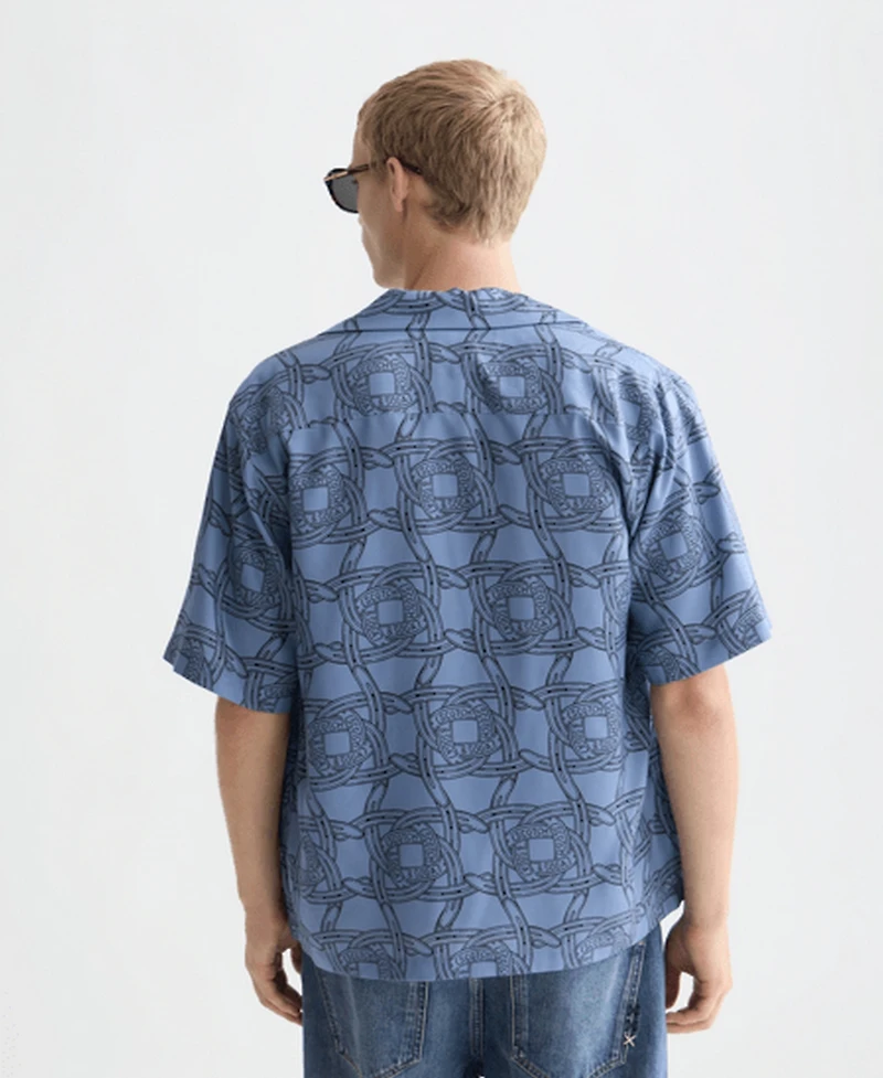 Scotch & Soda Men's Printed Short-Sleeve Shirt