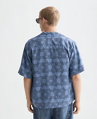 Scotch & Soda Men's Printed Short-Sleeve Shirt