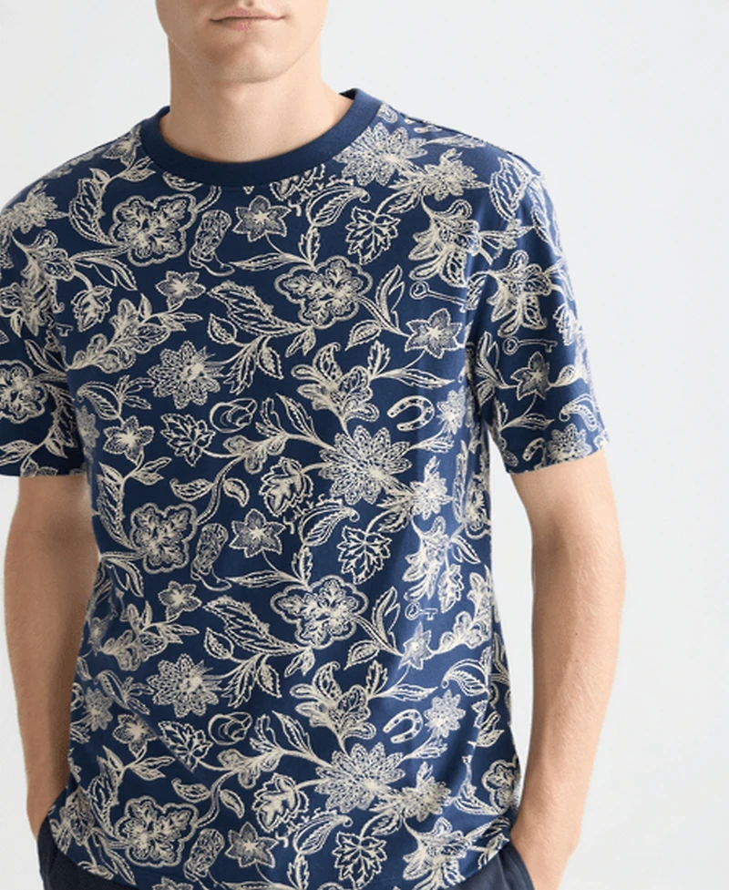 Scotch & Soda Men's Printed Regular-Fit T-Shirt