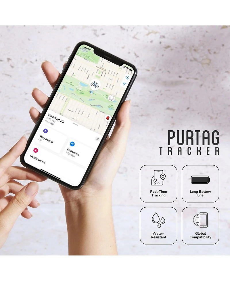 Pursonic Power & Protection Bundle: 40,000mAh Power Bank, Led Fast Charger & Smart Tracker