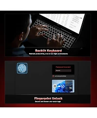 Nimo 15.6" Fhd Ips Student Laptop 16GB Ram 512GB Ssd, 4 Cores 13th Gen Intel N150 3.6GHz Fingerprint Wi-Fi 6