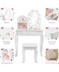 Gaomon Kids Princess Vanity Toy Set