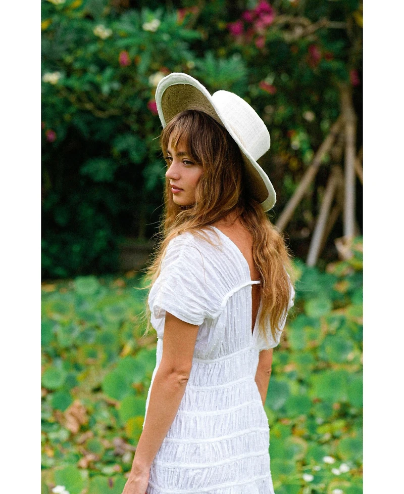 Brunna.co The Loretta Linen Jute Hat