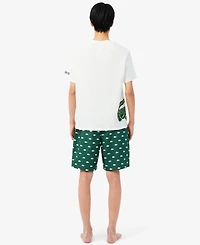 Lacoste Men's Loungewear Woven Pajama Shorts