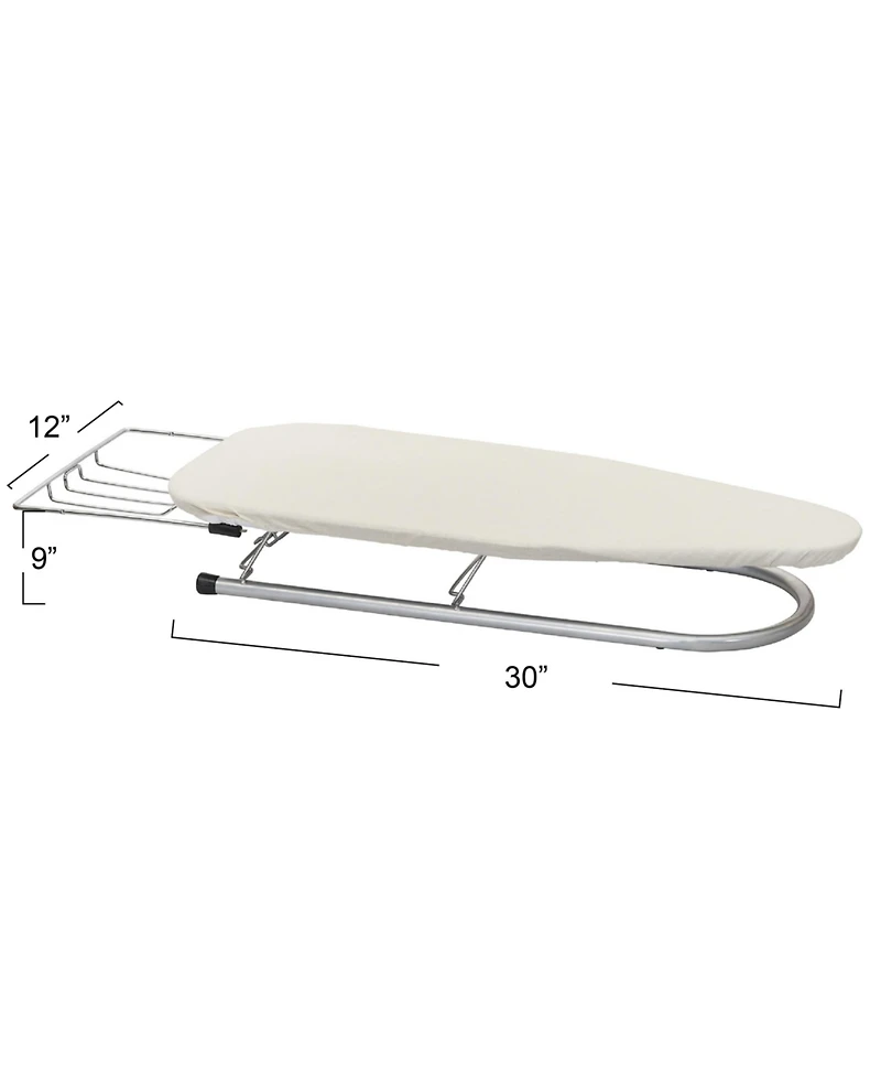 Household Essentials Tabletop Ironing Board with Iron Rest