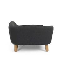 Aostirmotor Small Dog Corduroy Sofa Bed