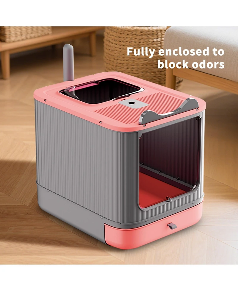 Aostirmotor Enchanted Fairy-Themed Cat Litter Box