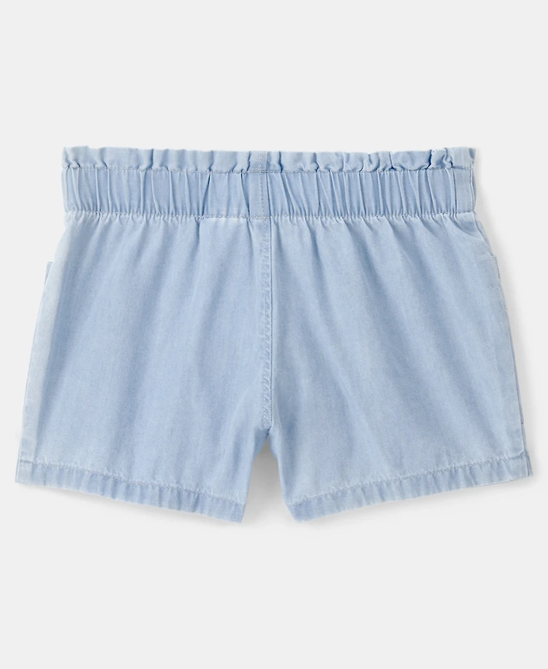 Carter's Girls' Toddler 2T-5T Chambray Shorts