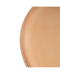 Streamdale Furniture Small Round Gold End Table, 29.3" Height, Vintage Metal Accent