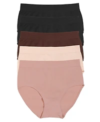 Paramour Women's Body Smooth Seamless Brief 5-Pack