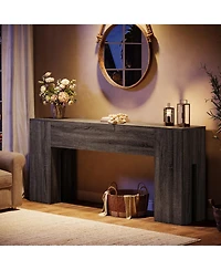 Tribesigns 71-Inch Long Console Table for Entryway, Farmhouse Sofa Behind Couch