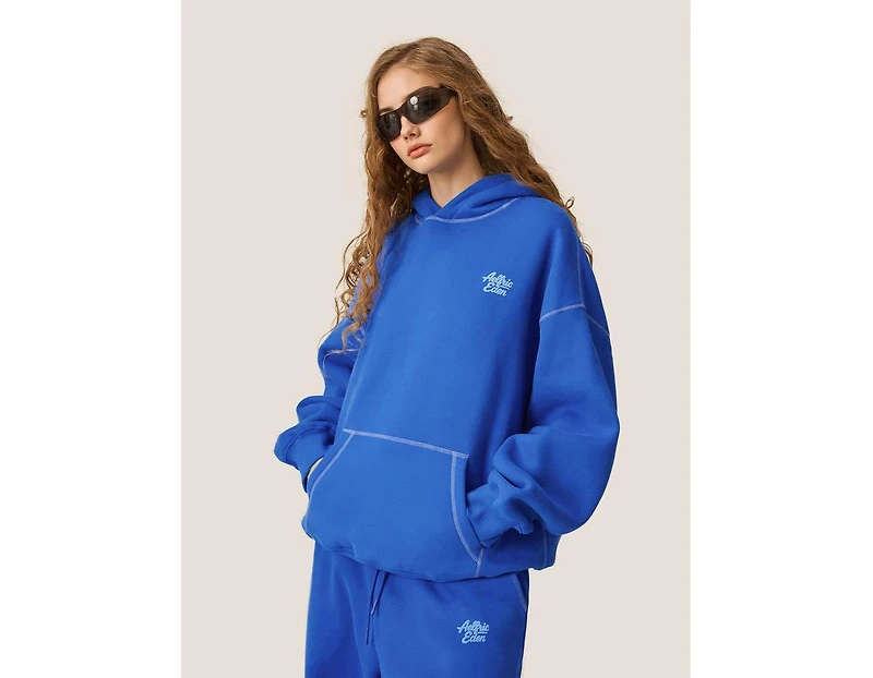 Aelfric Eden Women's Cloud Essential Fleece Pullover Hoodie Super Baggy Set
