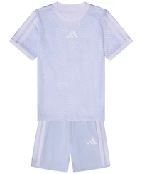 adidas Baby Boys' Short-Sleeve Printed T-Shirt and Shorts, 2-Piece Set