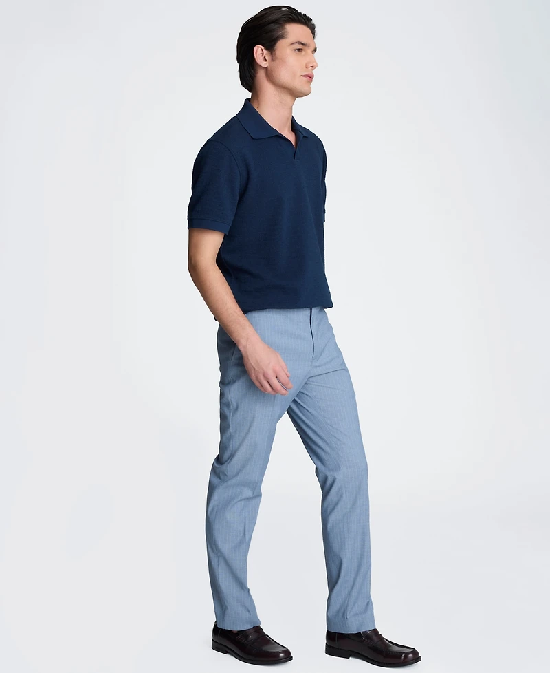 Kenneth Cole Men's Short-Sleeve Point Collar T-Shirt