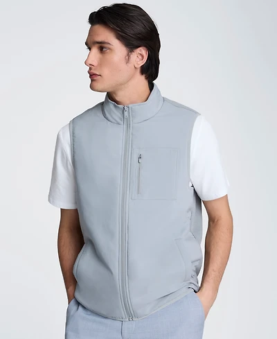 Kenneth Cole Men's Mixed Media Vest