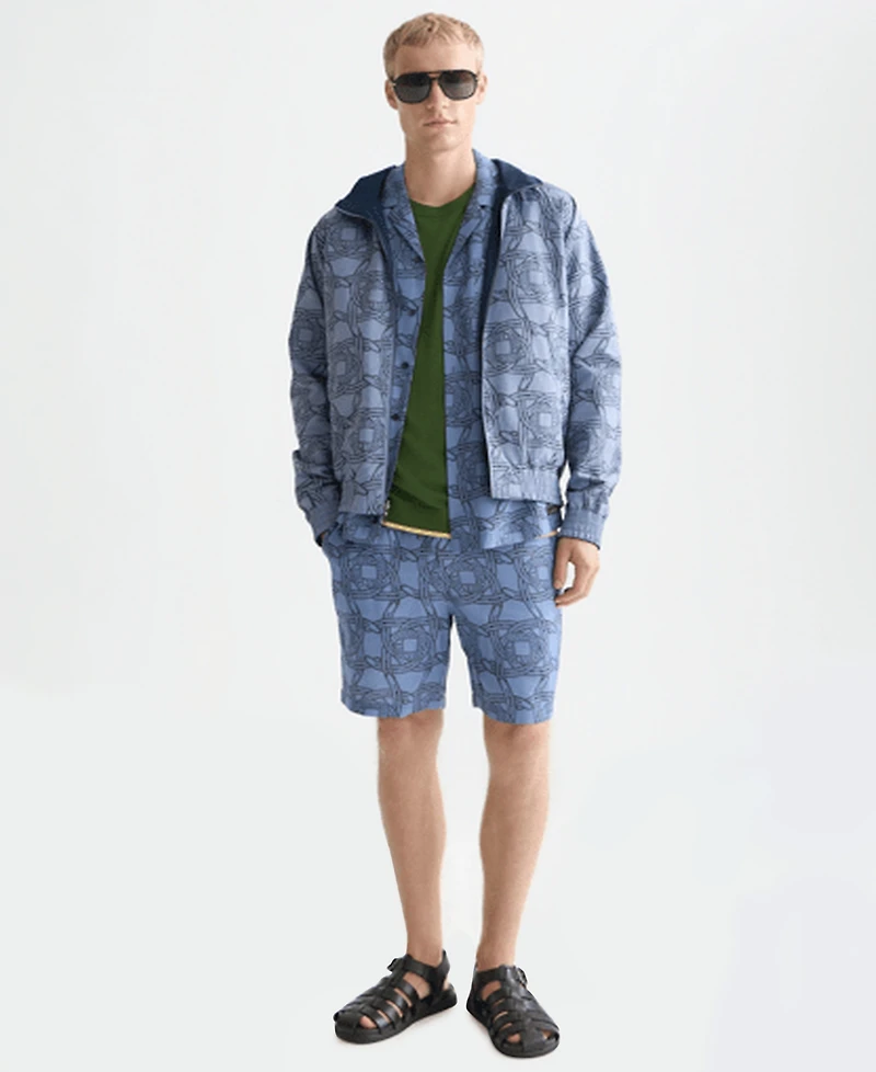 Scotch & Soda Men's Printed Bermuda Shorts