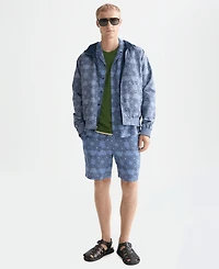 Scotch & Soda Men's Printed Bermuda Shorts