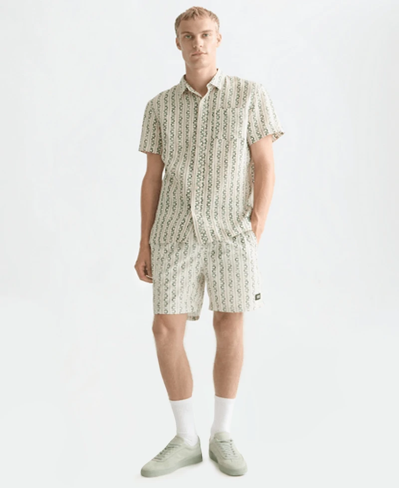 Scotch & Soda Men's Printed Short-Sleeve Shirt