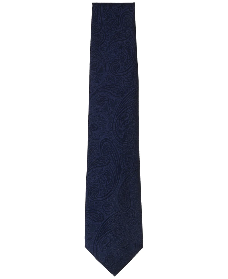 B by Brooks Brothers Men's Classic Satin Paisley Tie