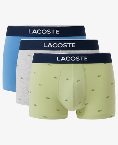 Lactose Men's 3-Pack Lifestyle All Over Print Trunks