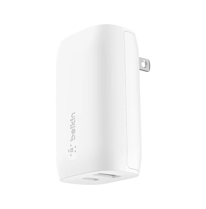 Belkin BoostCharge Dual Port Usb-a and Usb-c Pd 37W Wall Charger with Pps