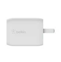 Belkin BoostCharge Pro Dual Usb-c GaN Wall Charger with Pps 65W and Usb-c to Usb-c Cable