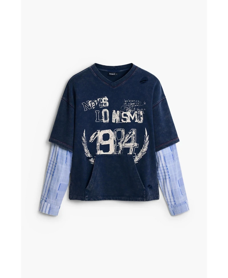 Desigual Men's Long -Sleeve Sweatshirt