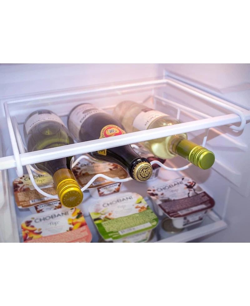 Sorbus Fridge Wine Rack- Refrigerator Bottle Rack Holds 3 Bottles Wine