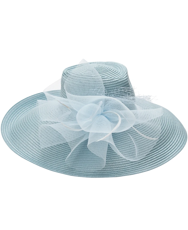 August Hats Romantic Profile Crinoline Hat