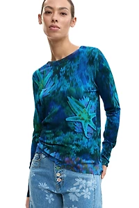 Desigual Women's Fine Garden Flowers Sweater