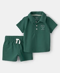 Carter's Baby Boys' Top and Shorts, 2-Piece Set