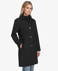 Andrew Marc Women's Emmeline Wool Blend Slim Coat